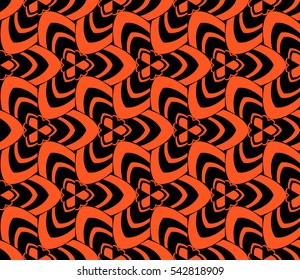 Ornamental seamless pattern. Vector abstract background.