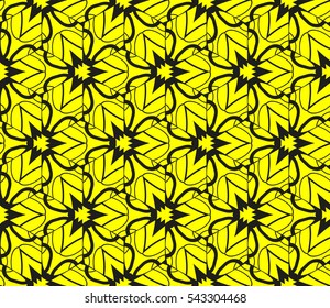 Ornamental seamless pattern. Vector abstract background.