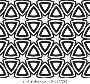 Ornamental seamless pattern. Vector abstract background.