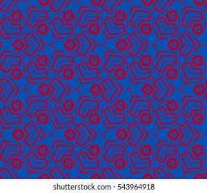 Ornamental seamless pattern. Vector abstract background.