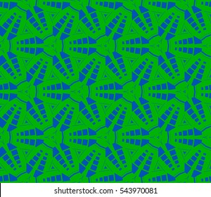 Ornamental seamless pattern. Vector abstract background.