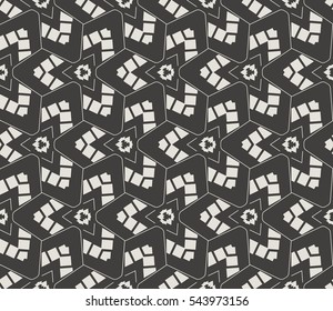 Ornamental seamless pattern. Vector abstract background.