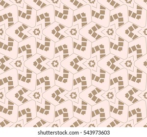 Ornamental seamless pattern. Vector abstract background.