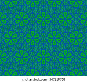 Ornamental seamless pattern. Vector abstract background.