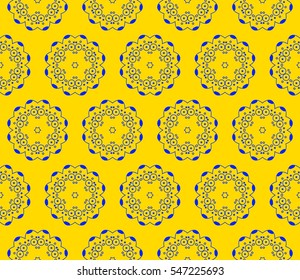 Ornamental seamless pattern. Vector abstract background.