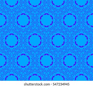 Ornamental seamless pattern. Vector abstract background.