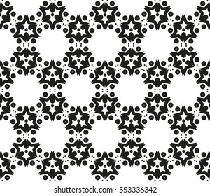Ornamental seamless pattern. Vector abstract background.