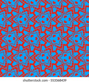 Ornamental seamless pattern. Vector abstract background.