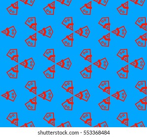 Ornamental seamless pattern. Vector abstract background.