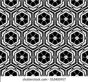 Ornamental seamless pattern. Vector abstract background.