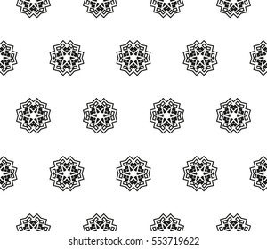 Ornamental seamless pattern. Vector abstract background.