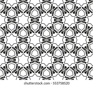 Ornamental seamless pattern. Vector abstract background.