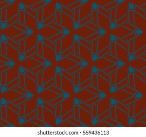 Ornamental seamless pattern. Vector abstract background.