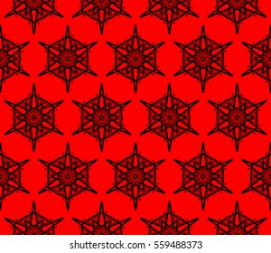Ornamental seamless pattern. Vector abstract background.
