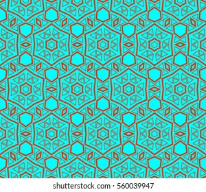 Ornamental seamless pattern. Vector abstract background.