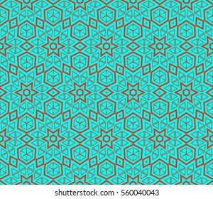 Ornamental seamless pattern. Vector abstract background.