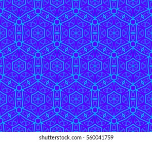 Ornamental seamless pattern. Vector abstract background.
