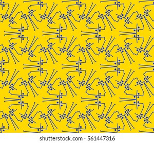 Ornamental seamless pattern. Vector abstract background.