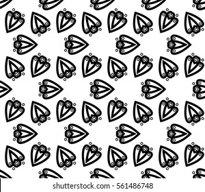 Ornamental seamless pattern. Vector abstract background.
