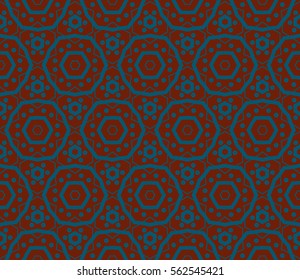 Ornamental seamless pattern. Vector abstract background.