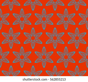 Ornamental seamless pattern. Vector abstract background.