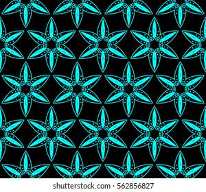 Ornamental seamless pattern. Vector abstract background.