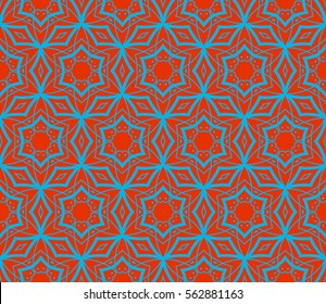 Ornamental seamless pattern. Vector abstract background.