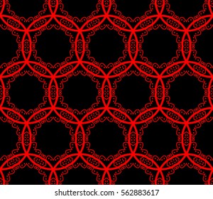 Ornamental seamless pattern. Vector abstract background.