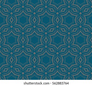 Ornamental seamless pattern. Vector abstract background.