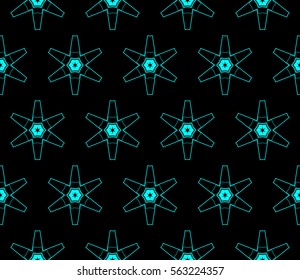 Ornamental seamless pattern. Vector abstract background.