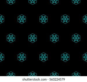 Ornamental seamless pattern. Vector abstract background.