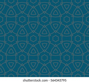 Ornamental seamless pattern. Vector abstract background.