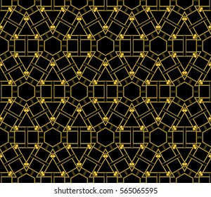 Ornamental seamless pattern. Vector abstract background.