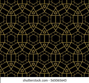 Ornamental seamless pattern. Vector abstract background.