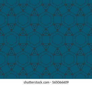 Ornamental seamless pattern. Vector abstract background.