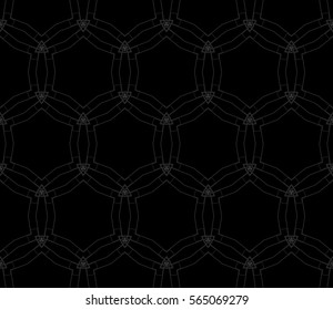 Ornamental seamless pattern. Vector abstract background.
