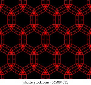 Ornamental seamless pattern. Vector abstract background.