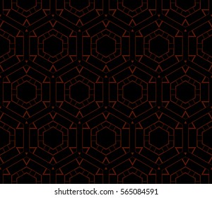 Ornamental seamless pattern. Vector abstract background.