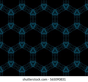 Ornamental seamless pattern. Vector abstract background.