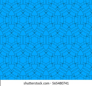 Ornamental seamless pattern. Vector abstract background.
