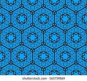 Ornamental seamless pattern. Vector abstract background.