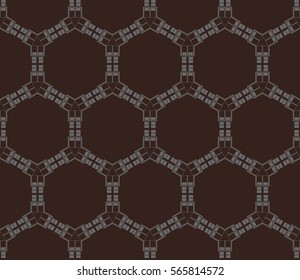 Ornamental seamless pattern. Vector abstract background.