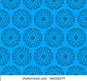 Ornamental seamless pattern. Vector abstract background.