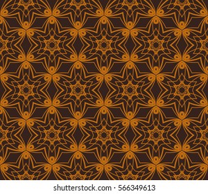 Ornamental seamless pattern. Vector abstract background.