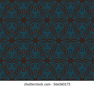 Ornamental seamless pattern. Vector abstract background.
