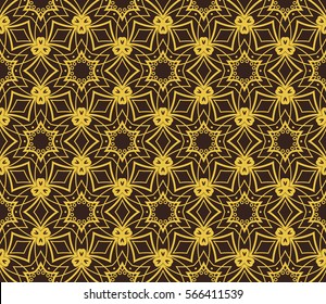 Ornamental seamless pattern. Vector abstract background.