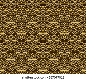 Ornamental seamless pattern. Vector abstract background.