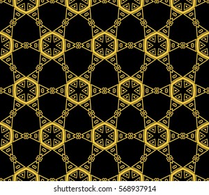 Ornamental seamless pattern. Vector abstract background.