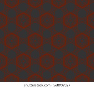 Ornamental seamless pattern. Vector abstract background.