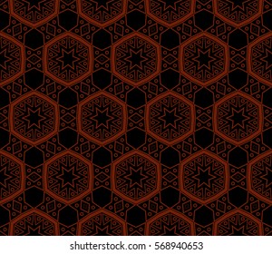 Ornamental seamless pattern. Vector abstract background.